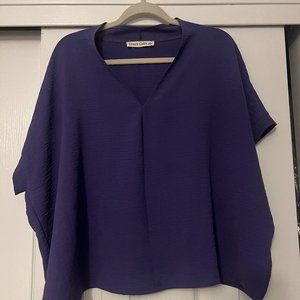 Cherry Cloth Purple Top Size Small - GREAT FOR GAMEDAY!